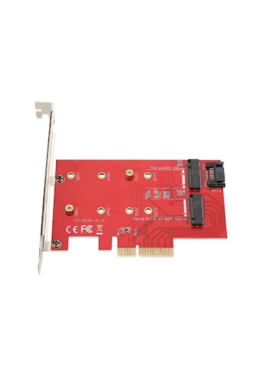 PCIe X4 To M 2 Ngff M B Key Ssd Sata Çevirici Kart PCI Express
