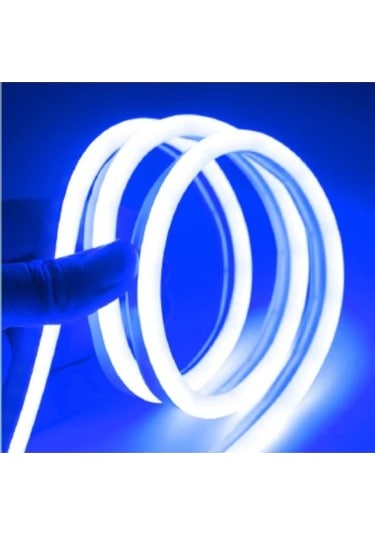 5 Metre 12 V Dış Mekan Mavi Neon Led