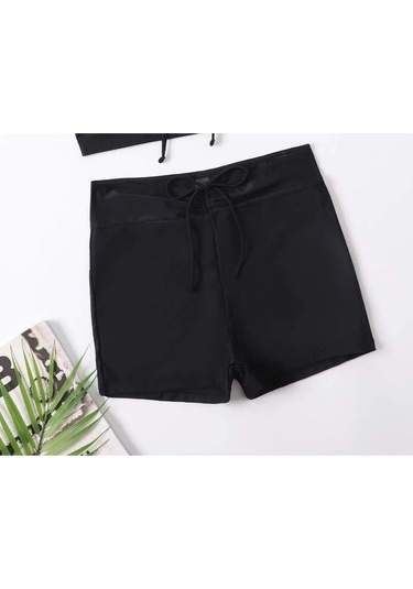 Angelsin Önden Ayarlı Büzgülü Deniz Şortu 001