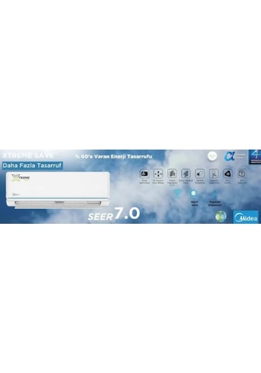 Midea Xtreme Save AG2ECO-09NXD0-I 9.000 Btu Duvar Tipi Klima