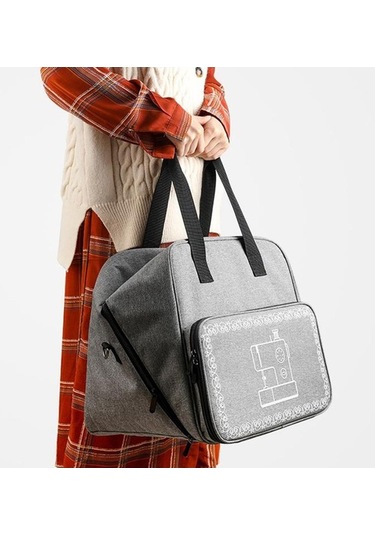 Bosphorusboutique Tote Taşıma Taşıma Seyahat Saklama Naylon Makinesi Kılıfı Evrensel Dikiş Çantası Çanta Xi