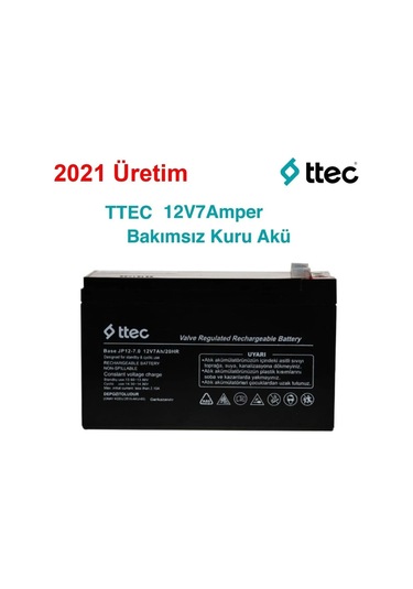Base 12v 7ah Bakımsız Kuru Akü 03/2023 Üretim