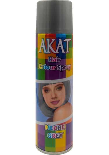 Akat Saç Spreyi Extra Strong Hold Gri 75 ML