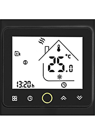 Springsun Akıllı Termostat - Su Ve Gaz Kazanları İçin 5a Sıcaklık Kontrol Cihazı Wi-fi Yok