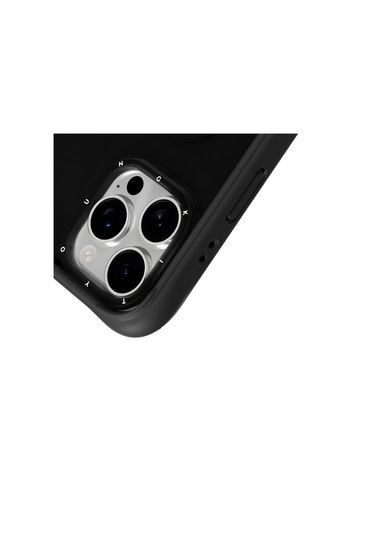 İphone 16 Pro Uyumlu Kılıf M-safe Şarj Özellikli Youngkit Macaroon Serisi Kapak Siyah