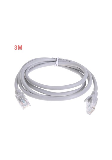 3 Metre Cat6 Patch Kablo 3m Ethernet Kablosu UTP Lan Kablosu