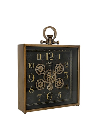 Vitale Latin Çarklı Kare Masa Saati 30 8 39 Cm Ak.jı0045 Diğer