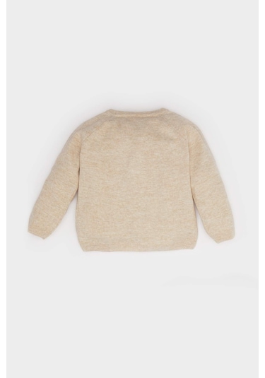 Defacto Erkek Bebek Bisiklet Yaka Düğmeli Hırka A3833a525aubg155 Bej