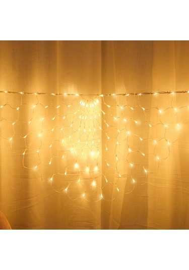 Sones Tavuskuşu Işıkları Led Balık Ağı Işıkları Açık Hava Su Geçirmez Işık Dizisi Tatil Dekorasyon Işıkları, Ab Fişi Sıcak Beyaz Işık