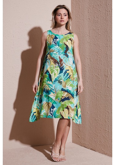 Fashion Friends Bayan Elbise 25y0630k1 Mavi Mavi Fashion Friends Bayan Elbise 25y0630k1 Mavi Mavi