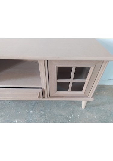 Bengimobilya Tv Sehpası Windovs Nakış Model Kayın Torna Torna Retro Ayak Ham (481991402)