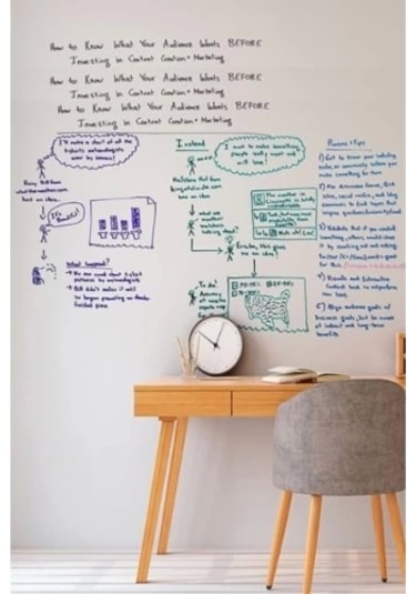 Kendinden Yapışkanlı Şeffaf Tahta Filmi - 2 Metre X 45 Cm