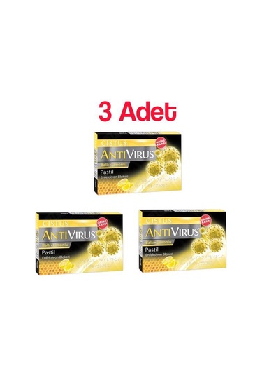 Cistus Ballı Limonlu 10 Pastl 3 Adet