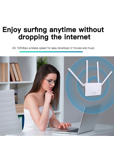 Sones Asya B1/3/5/7/8/38/40/41 4g Kablosuz Cpe Yönlendirici Eklenti Mobil Wifi, Ab Fişi