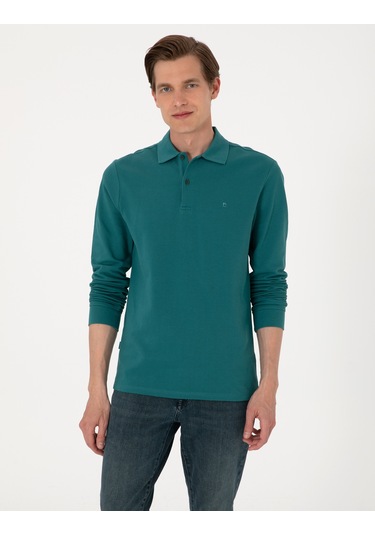 Pierre Cardin Erkek Zümrüt Sweatshirt 50314048-vr055 Zümrüt