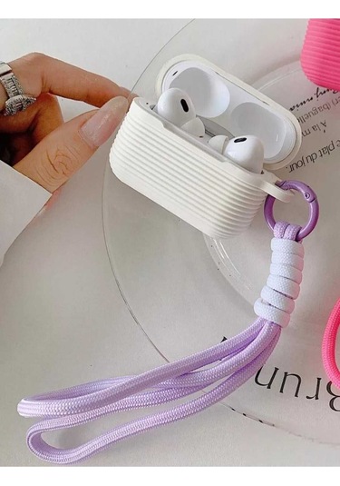 Iphone Pro/pro2 Nesil Uyumlu Koruyucu Bluetooth Kulaklık Kılıfı Beyaz Airpods Pro/pro2 Nesil