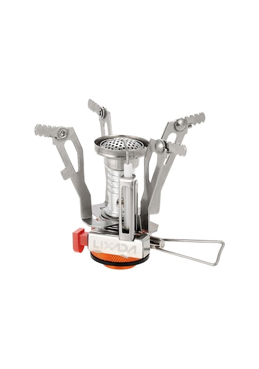 Geeksen Lixada Süper Hafif Mini Cep Açık Hava Pişirme Brülörü Katlanır Kamp Gazlı Ocak 3000w Kamp Sobası Çok Renkli