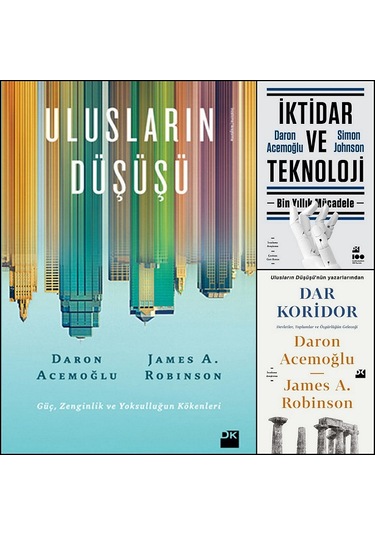 Ulusların Düşüşü-dar Koridor-iktidar Ve Teknoloji 3 Kitap Set