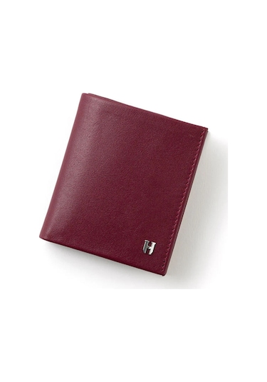 Axel Erkek Deri İnce Tasarım Cüzdan Bordo