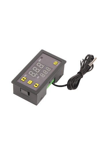 Wezone 12v Mikro Bilgisayar Akıllı Sıcaklık Kontrolörü - Soğutma/ısıtma Modu, Dijital Gösterge, Otomatik Sabit Sıcaklık, Sıcaklık Kalibrasyonu