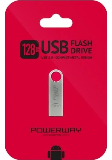Powerway Pw-128 128 Gb Usb 2.0 Flash Bellek 1 Adet