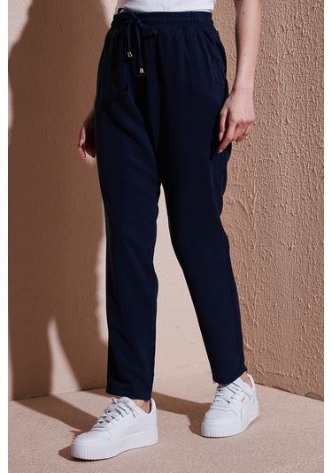 Fashion Friends Bayan Pantolon 25y0477k1 Lacivert Lacivert