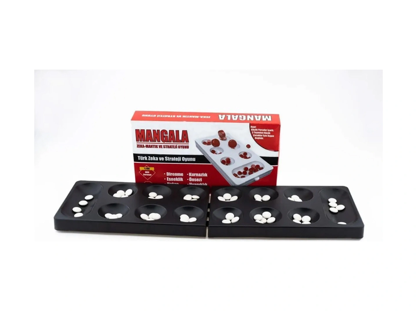 Mangala Strateji Ve Akıl Oyunu 2 Kişilik Zeka Oyunları Çocuk Kutu Oyunları
