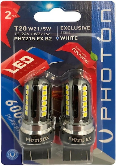 Photon T20 W21-5W Beyaz T20 Çift Devre Led Blister