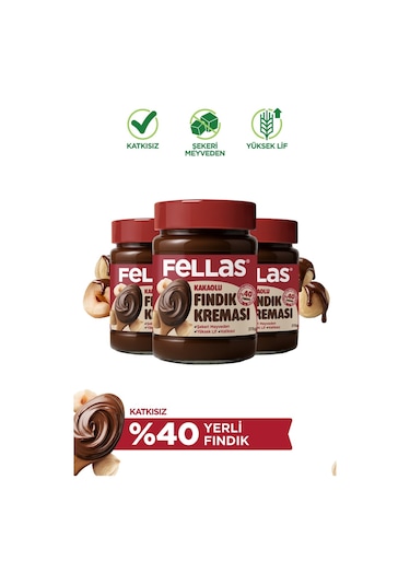 Kakaolu Fındık Kreması 315 G X 3 Adet