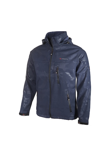 Cresta Outdoor Kapüşonlu Su Geçirmez Erkek Softshell Ceket
