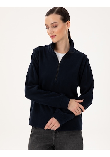 Pierre Cardin Kadın Lacivert Sweatshirt 50300846-vr033 Lacivert