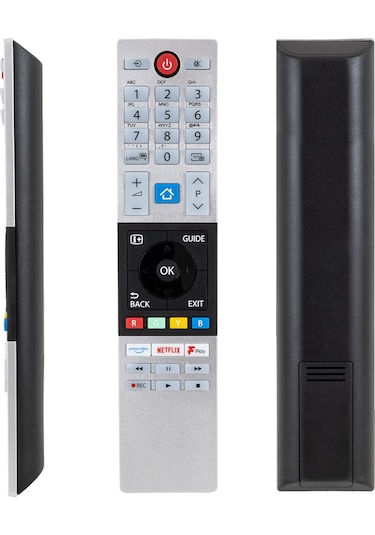 Toshiba Ct-8541 Netflix Prime Video-f Play Tuşlu Lcd Led Tv Kumanda Poke Pk-7124