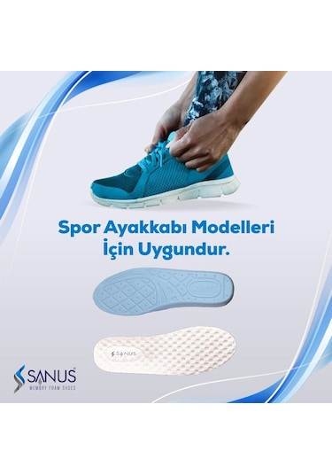 Sanus M900 Visco Memory Foam Anatomik Unisex Tabanlık