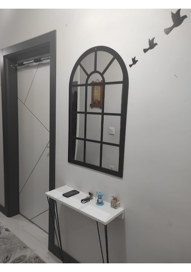 Dekoratif Pencere Model Ayna 3 Adet Kuş Hediyeli