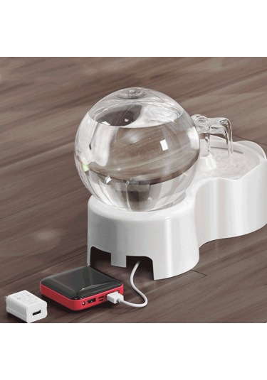 Econicword Otomatik Evcil Hayvan İçme Çeşmesi Köpek Kedi 2300 ML