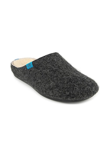 Muya Smil Anatomik Taban Erkek Ev Terliği Füme