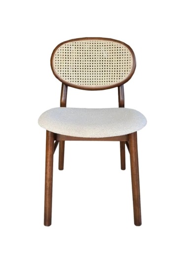 Oslo Hazeranlı Ahşap Sandalye Ceviz