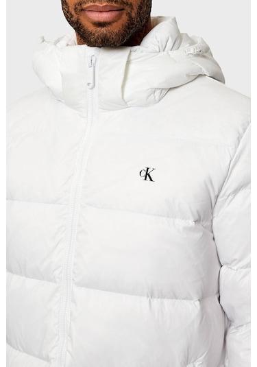 Calvin Klein Erkek Mont Lv04rc518g Yaf Beyaz Beyaz