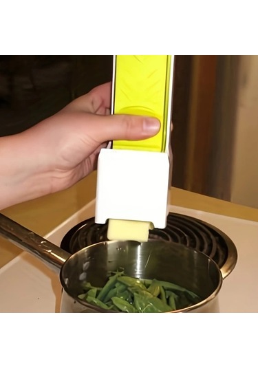 Elmpaly 1 Adet Pratik Manuel Tereyağı Dilimleyici Peynir Avokado İçin Dayanıklı Plastik Mutfak Aleti Paslanmaz Çelik Bıçak Ahşap