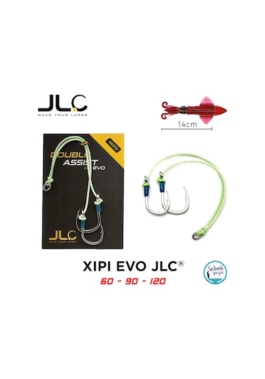 Jlc Çiftli Hazır Assist İğne 2/0 140lb Xipi Evo 14cm 1 Adet