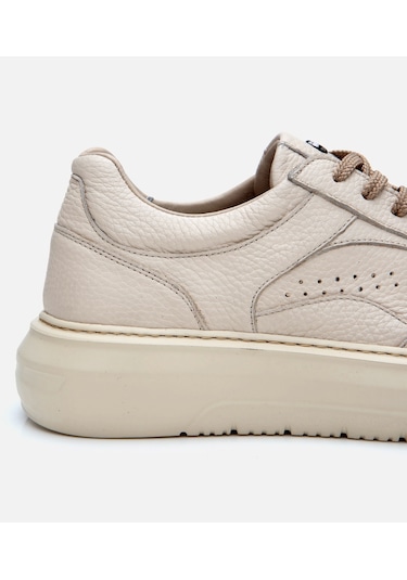 Hotiç Erkek Deri Bej Yüksek Tabanlı Spor Ayakkabı 02ayh305900a310 Bej-beıge Bej