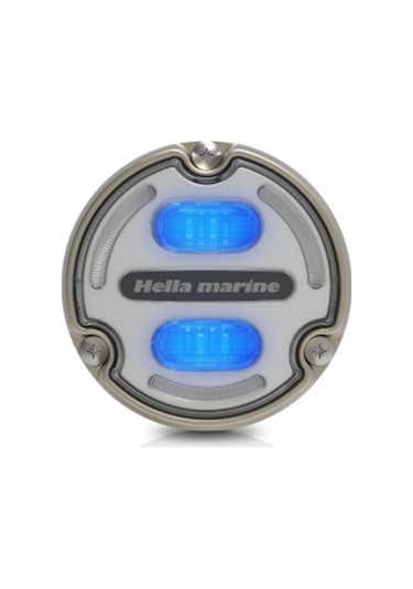 Hella Marine Apelo A2 Bronz Beyaz/Mavi Su Altı Aydınlatma Lambası Bronz