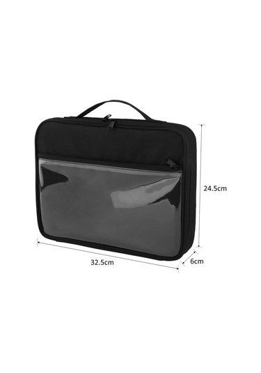 Suntek Emaye Pin Ekran Sayfaları Taşınabilir Seyahat Depolama Siyah