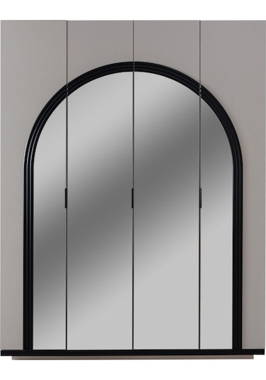 Gardırop, Hira Kumtaşı 4 Kapaklı Aynalı Dolap