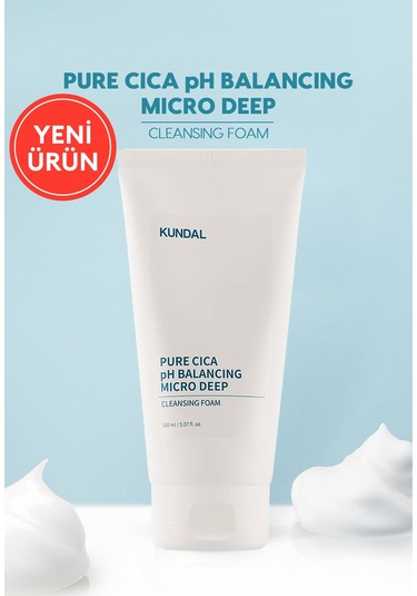 Kundal Pure Cica Ph Balancing Micro Deep Cleansing Foam 150 ML
