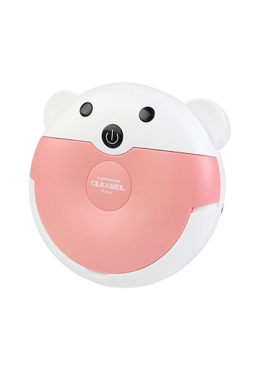 Suntek Profesyonel Taşınabilir Otomatik Elektrikli Süpürge Pembe