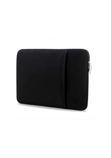 Skycity Siyah 13" Ultrabook, Dizüstü Bilgisayar Ve Tablet Kılıfı - Anti-statik Köpük Malzeme, Şok Emici, Ön Cep Ve Yumuşak Iç Dolgu Siyah