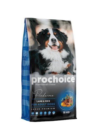 Prochoice Proderma Kuzu Etli ve Pirinçli Yetişkin Köpek Maması 18 KG