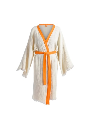 Brandsmithshop Shadow Bloom Kimono Turuncu Çok Renkli