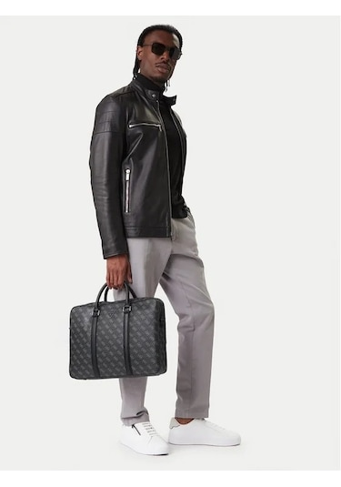 Guess Milano Unisex Laptop Ve Evrak Çantası Hmmılop6169 Siyah